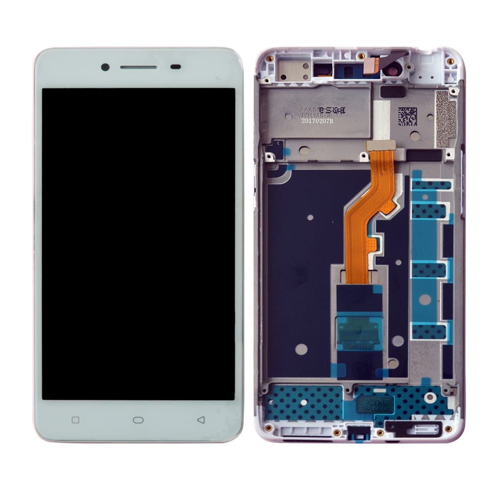 Oppo A37 Display and Touch Screen With Outer Body Frame