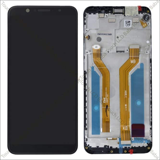 Asus Zenfone Max Pro M1 Display And Touch Screen Combo With Middle Frame 8767