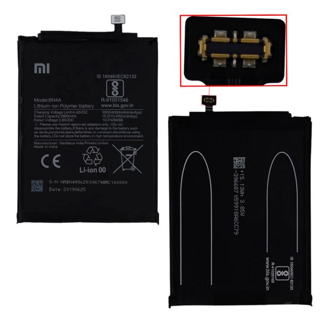 Redmi Note 7 Pro Battery Replacement BN4A - 100% Original