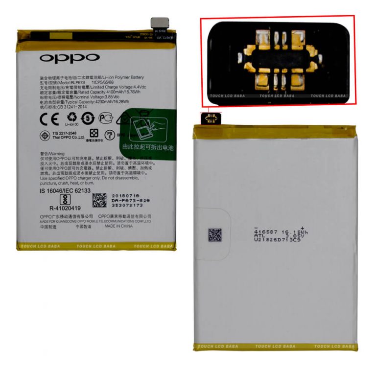 Oppo A3s Battery Replacement Blp673 100 Original 4230mah